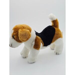 My Twinn Poseable Pets Beagle Plush Dog Tricolor Stuffed Animal White Brown